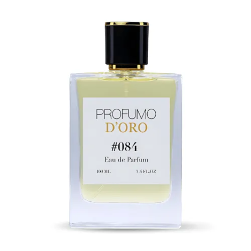 Profumo D’oro #084 – eleganter Herrenflakon, Hauptansicht des würzig-intensiven Eau de Parfum